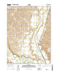 Uehling Nebraska Current topographic map, 1:24000 scale, 7.5 X 7.5 Minute, Year 2014