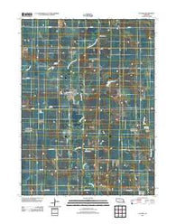 Ulysses Nebraska Historical topographic map, 1:24000 scale, 7.5 X 7.5 Minute, Year 2011