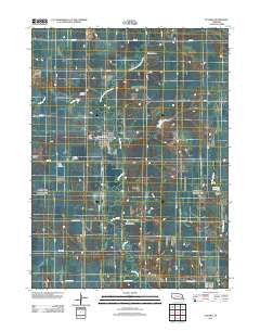 Ulysses Nebraska Historical topographic map, 1:24000 scale, 7.5 X 7.5 Minute, Year 2011