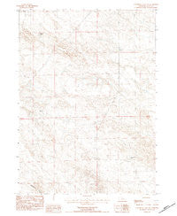 University Lake NW Nebraska Historical topographic map, 1:24000 scale, 7.5 X 7.5 Minute, Year 1983