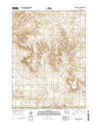 University Lake Nebraska Current topographic map, 1:24000 scale, 7.5 X 7.5 Minute, Year 2014
