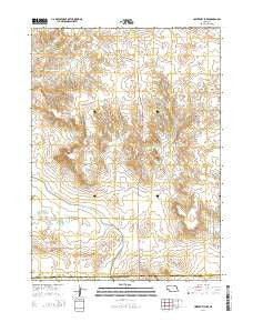 University Lake Nebraska Current topographic map, 1:24000 scale, 7.5 X 7.5 Minute, Year 2014