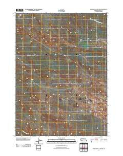 University Lake NW Nebraska Historical topographic map, 1:24000 scale, 7.5 X 7.5 Minute, Year 2011