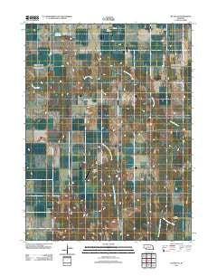 Upland SE Nebraska Historical topographic map, 1:24000 scale, 7.5 X 7.5 Minute, Year 2011