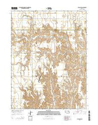 Upland SE Nebraska Current topographic map, 1:24000 scale, 7.5 X 7.5 Minute, Year 2014