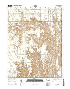 Upland SE Nebraska Current topographic map, 1:24000 scale, 7.5 X 7.5 Minute, Year 2014