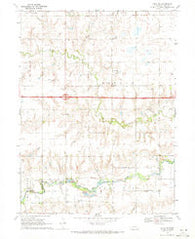 Utica SW Nebraska Historical topographic map, 1:24000 scale, 7.5 X 7.5 Minute, Year 1969