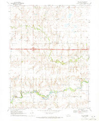 Utica SW Nebraska Historical topographic map, 1:24000 scale, 7.5 X 7.5 Minute, Year 1969