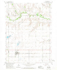 Utica Nebraska Historical topographic map, 1:24000 scale, 7.5 X 7.5 Minute, Year 1966