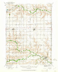 Utica Nebraska Historical topographic map, 1:62500 scale, 15 X 15 Minute, Year 1934