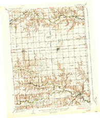 Utica Nebraska Historical topographic map, 1:62500 scale, 15 X 15 Minute, Year 1937