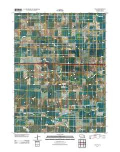 Utica SW Nebraska Historical topographic map, 1:24000 scale, 7.5 X 7.5 Minute, Year 2011