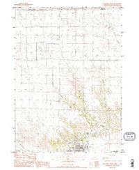 Valentine North Nebraska Historical topographic map, 1:24000 scale, 7.5 X 7.5 Minute, Year 1983