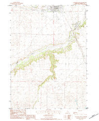 Valentine South Nebraska Historical topographic map, 1:24000 scale, 7.5 X 7.5 Minute, Year 1983