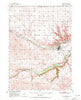 Valentine Nebraska Historical topographic map, 1:62500 scale, 15 X 15 Minute, Year 1950