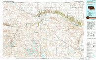 Valentine Nebraska Historical topographic map, 1:100000 scale, 30 X 60 Minute, Year 1985