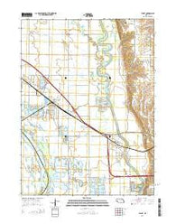Valley Nebraska Current topographic map, 1:24000 scale, 7.5 X 7.5 Minute, Year 2014