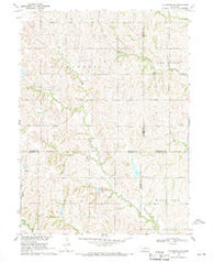 Valparaiso SW Nebraska Historical topographic map, 1:24000 scale, 7.5 X 7.5 Minute, Year 1969