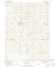 Valparaiso Nebraska Historical topographic map, 1:24000 scale, 7.5 X 7.5 Minute, Year 1969