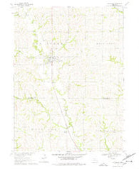 Valparaiso Nebraska Historical topographic map, 1:24000 scale, 7.5 X 7.5 Minute, Year 1969