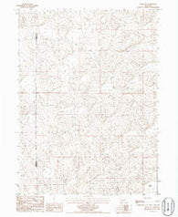 Velma SW Nebraska Historical topographic map, 1:24000 scale, 7.5 X 7.5 Minute, Year 1986