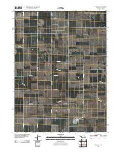 Venango Nebraska Historical topographic map, 1:24000 scale, 7.5 X 7.5 Minute, Year 2010