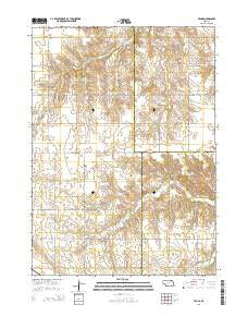 Venus Nebraska Current topographic map, 1:24000 scale, 7.5 X 7.5 Minute, Year 2014