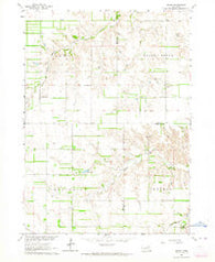Venus Nebraska Historical topographic map, 1:24000 scale, 7.5 X 7.5 Minute, Year 1963