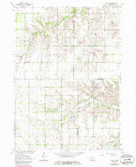 Venus Nebraska Historical topographic map, 1:24000 scale, 7.5 X 7.5 Minute, Year 1963