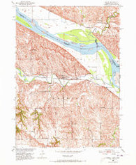 Verdel Nebraska Historical topographic map, 1:24000 scale, 7.5 X 7.5 Minute, Year 1950