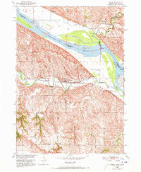 Verdel Nebraska Historical topographic map, 1:24000 scale, 7.5 X 7.5 Minute, Year 1950