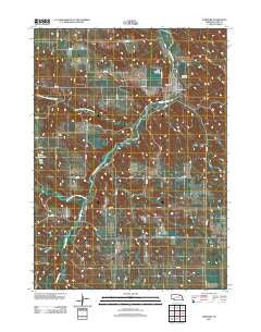 Verdigre Nebraska Historical topographic map, 1:24000 scale, 7.5 X 7.5 Minute, Year 2011