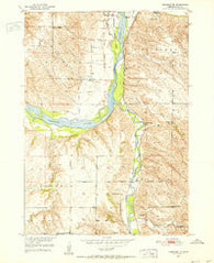 Verdigre NE Nebraska Historical topographic map, 1:24000 scale, 7.5 X 7.5 Minute, Year 1950