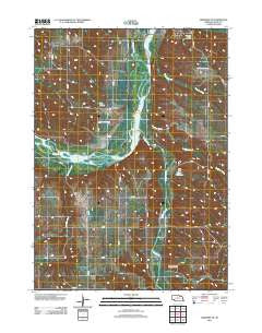 Verdigre NE Nebraska Historical topographic map, 1:24000 scale, 7.5 X 7.5 Minute, Year 2011