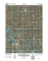 Verdon Nebraska Historical topographic map, 1:24000 scale, 7.5 X 7.5 Minute, Year 2011