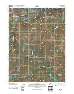 Vesta Nebraska Historical topographic map, 1:24000 scale, 7.5 X 7.5 Minute, Year 2011