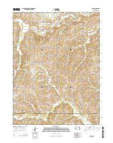 Vesta Nebraska Current topographic map, 1:24000 scale, 7.5 X 7.5 Minute, Year 2014