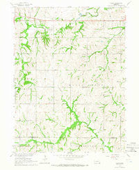 Vesta Nebraska Historical topographic map, 1:24000 scale, 7.5 X 7.5 Minute, Year 1965