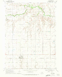 Waco Nebraska Historical topographic map, 1:24000 scale, 7.5 X 7.5 Minute, Year 1969