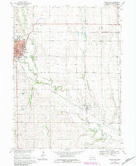 Wahoo East Nebraska Historical topographic map, 1:24000 scale, 7.5 X 7.5 Minute, Year 1969