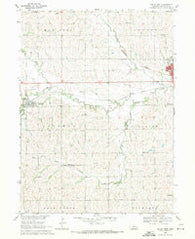 Wahoo West Nebraska Historical topographic map, 1:24000 scale, 7.5 X 7.5 Minute, Year 1969