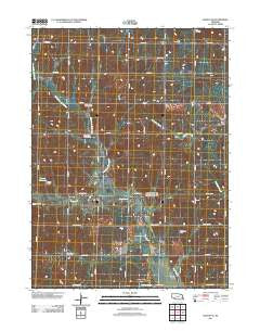 Wahoo SE Nebraska Historical topographic map, 1:24000 scale, 7.5 X 7.5 Minute, Year 2011