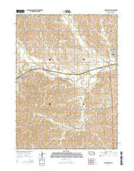 Wahoo West Nebraska Current topographic map, 1:24000 scale, 7.5 X 7.5 Minute, Year 2014