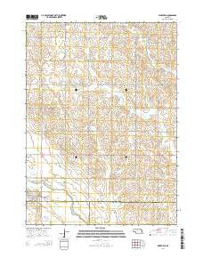 Wakefield Nebraska Current topographic map, 1:24000 scale, 7.5 X 7.5 Minute, Year 2014