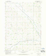 Wakefield SW Nebraska Historical topographic map, 1:24000 scale, 7.5 X 7.5 Minute, Year 1967