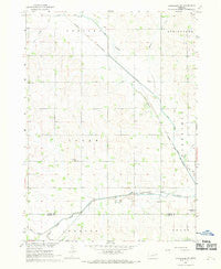 Wakefield SW Nebraska Historical topographic map, 1:24000 scale, 7.5 X 7.5 Minute, Year 1967