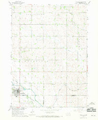 Wakefield Nebraska Historical topographic map, 1:24000 scale, 7.5 X 7.5 Minute, Year 1967