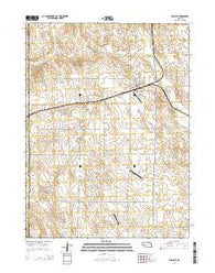 Wallace Nebraska Current topographic map, 1:24000 scale, 7.5 X 7.5 Minute, Year 2014