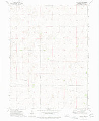 Wallace NE Nebraska Historical topographic map, 1:24000 scale, 7.5 X 7.5 Minute, Year 1973