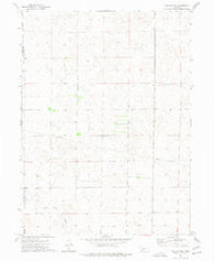 Wallace NW Nebraska Historical topographic map, 1:24000 scale, 7.5 X 7.5 Minute, Year 1973